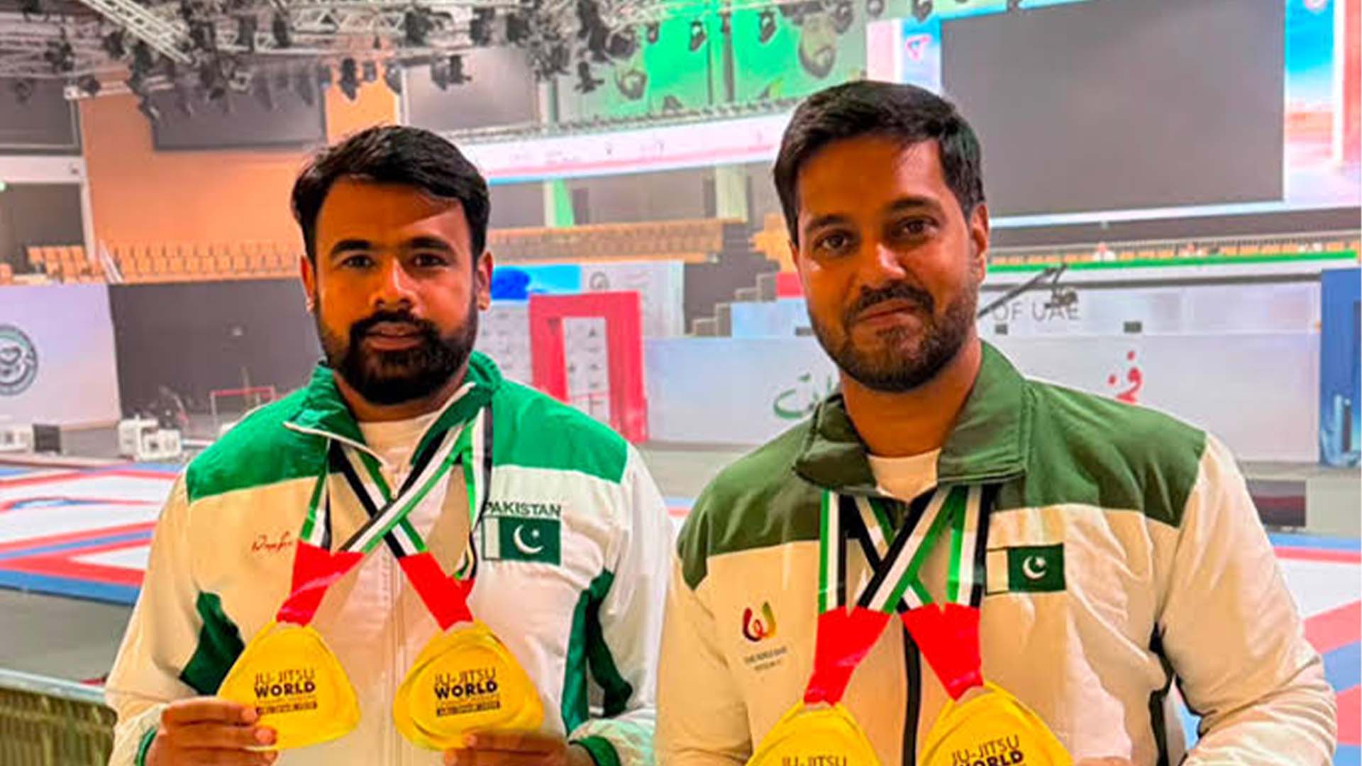 ابوظہبی میں پاکستان کا جھنڈا بلند، 2 گولڈ میڈلز جیت لیے