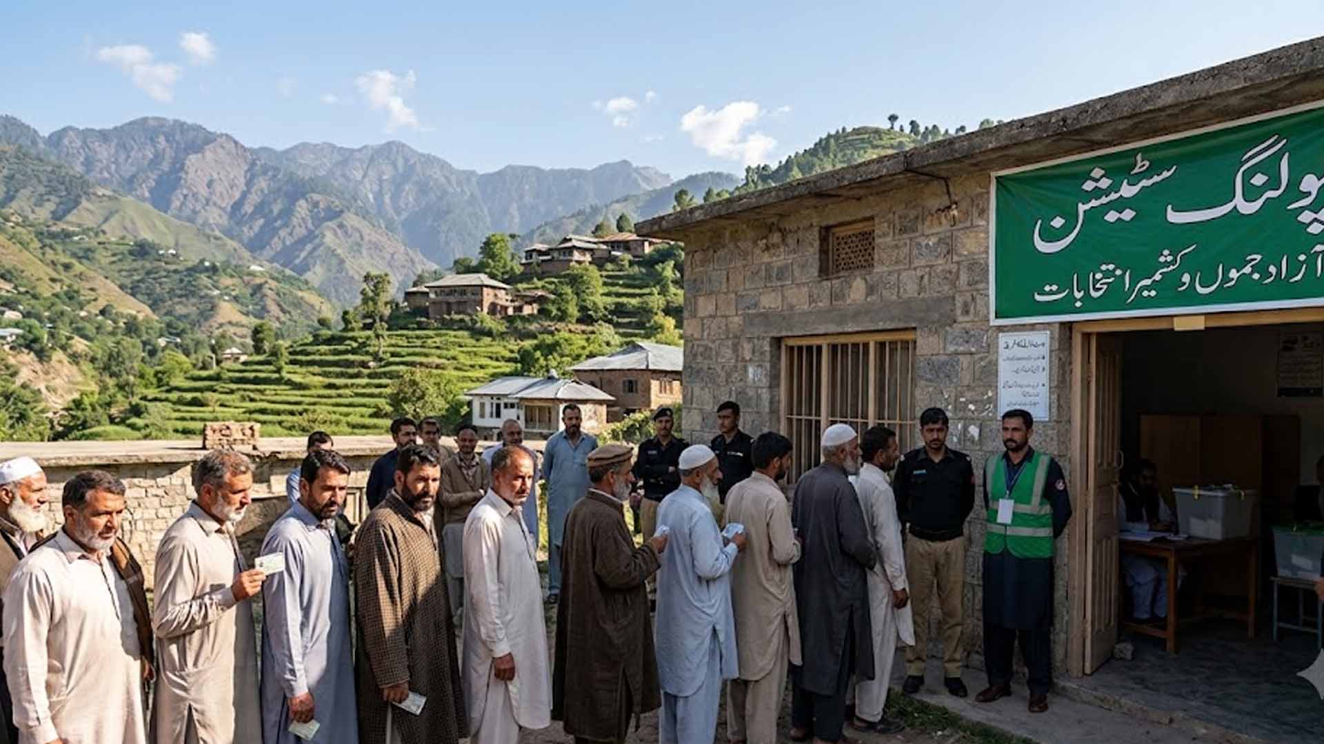 آزاد  کشمیرانتخابات کا دوسرا مرحلہ، مظفر آباد ڈویژن اور مہاجرین کی 12 نشستوں پر ووٹنگ آج ہوگی