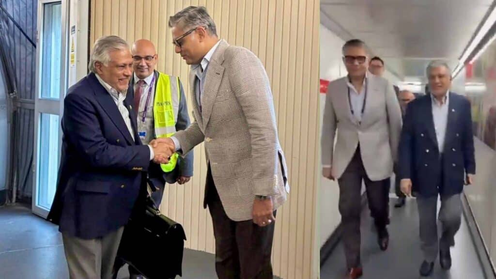 اسحاق ڈاربرطانیہ پہنچ گئے، ایڈ ملی بینڈ سمیت اہم حکام سے ملاقاتیں ہوں گی