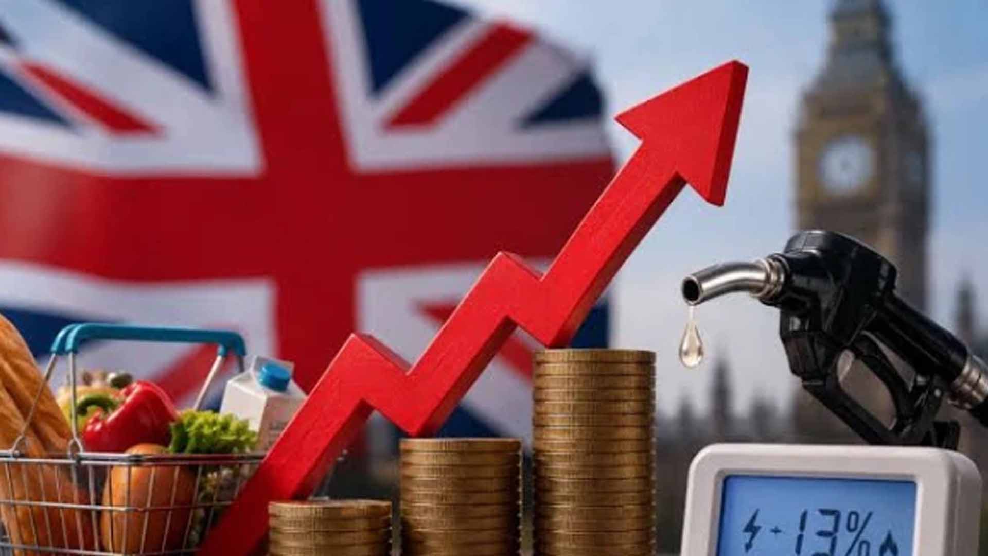 بجلی اور گیس کے بلوں میں بڑا اضافہ، برطانیہ میں مہنگائی نے پھر سر اٹھا لیا