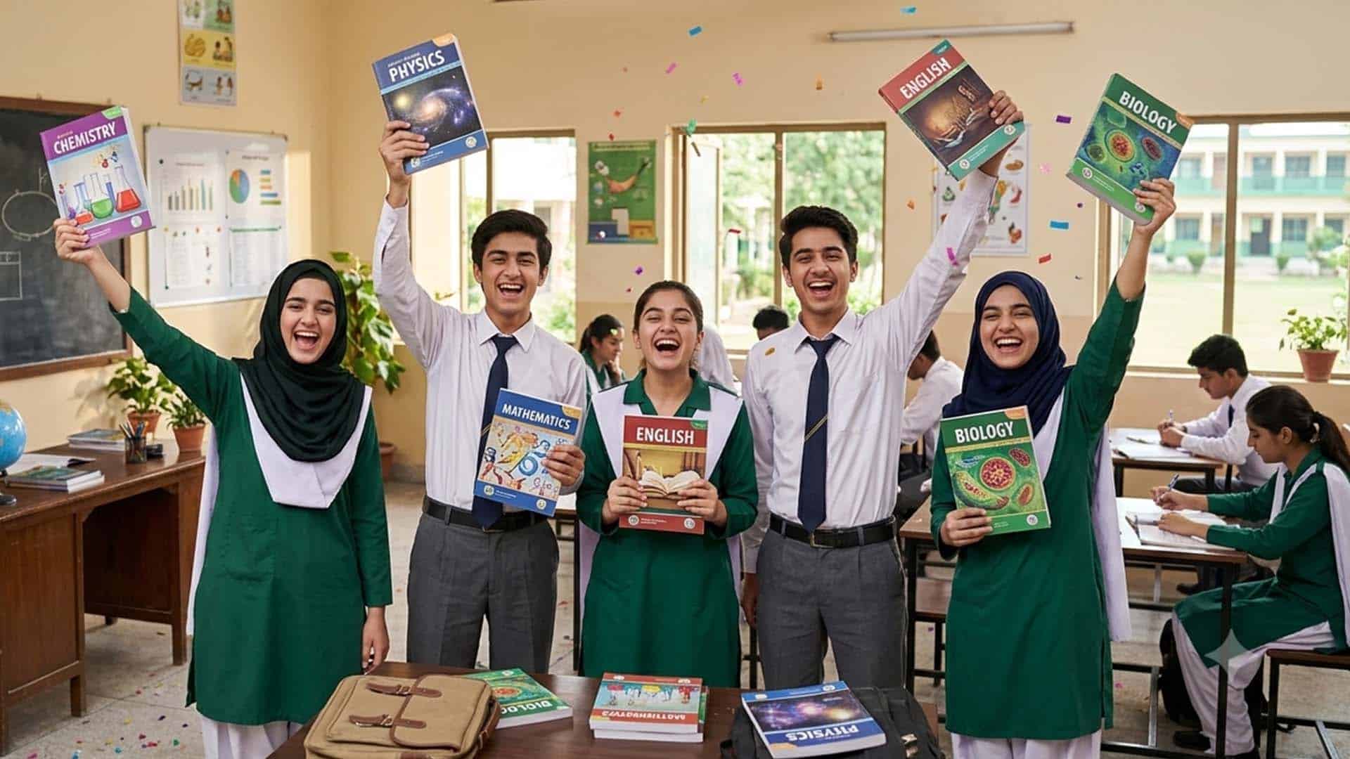 انٹرمیڈیٹ کے طلبہ کے لیے بڑی خوشخبری، نئی کتابیں مارکیٹ میں آگئیں
