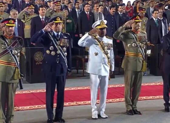 صدر وزیر اعظم فیلڈ مارشل کی شرکت
