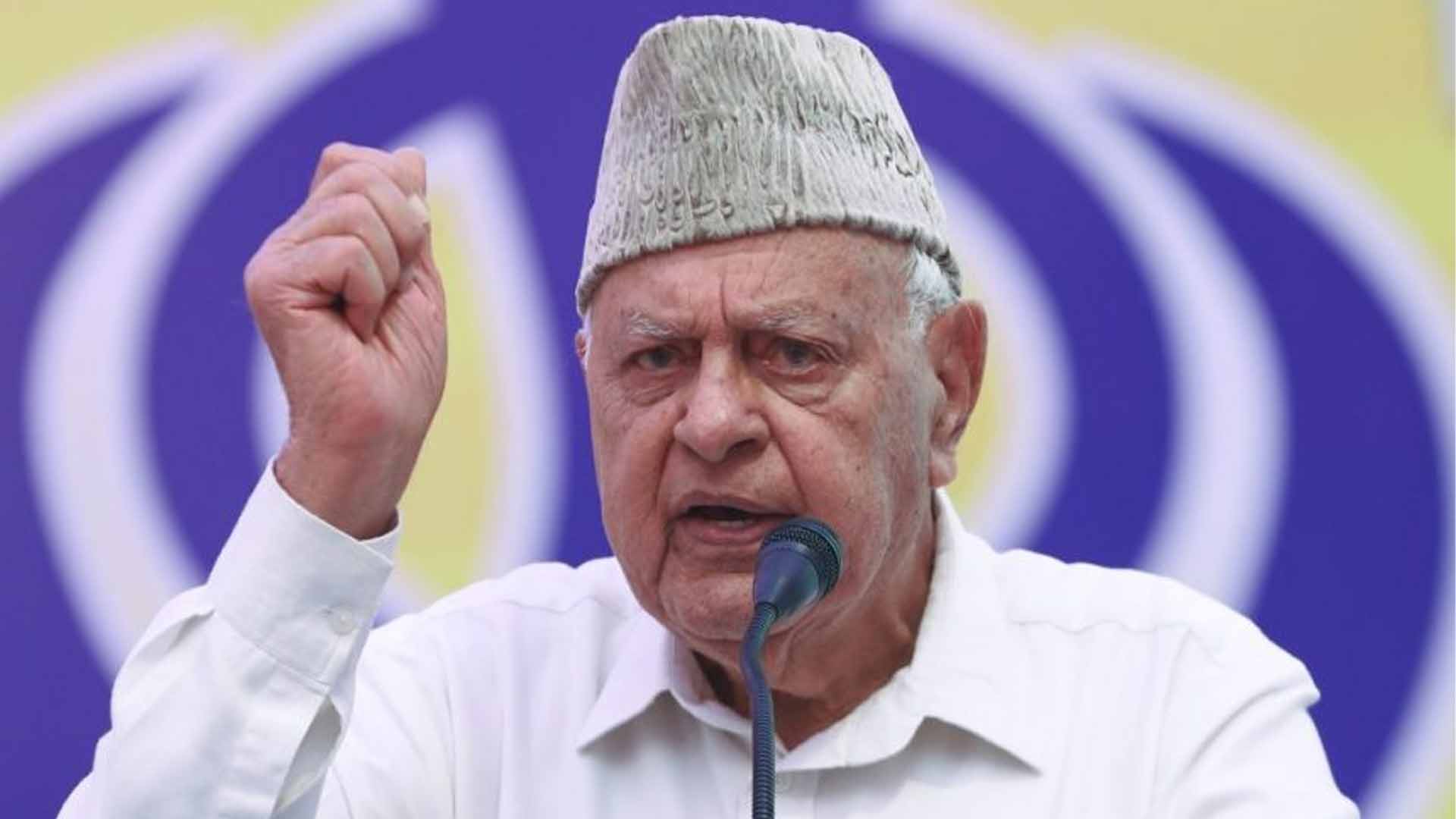 فاروق عبداللہ نے مقبوضہ کشمیر میں دہشتگردی کا ذمہ دار مودی حکومت کو قرار دے دیا