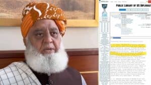 فضل الرحمان سے متعلق امریکی سفارتخانے کی کیبل ایک بار پھر سوشل میڈیا پر وائرل