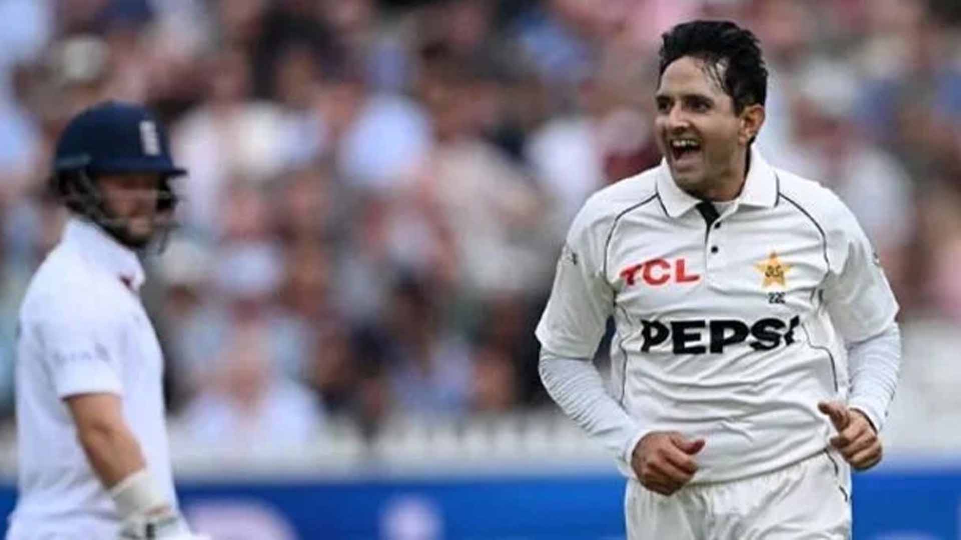 پاکستانی فاسٹ بولر محمد عباس نے لارڈز میں تاریخ رقم کر دی