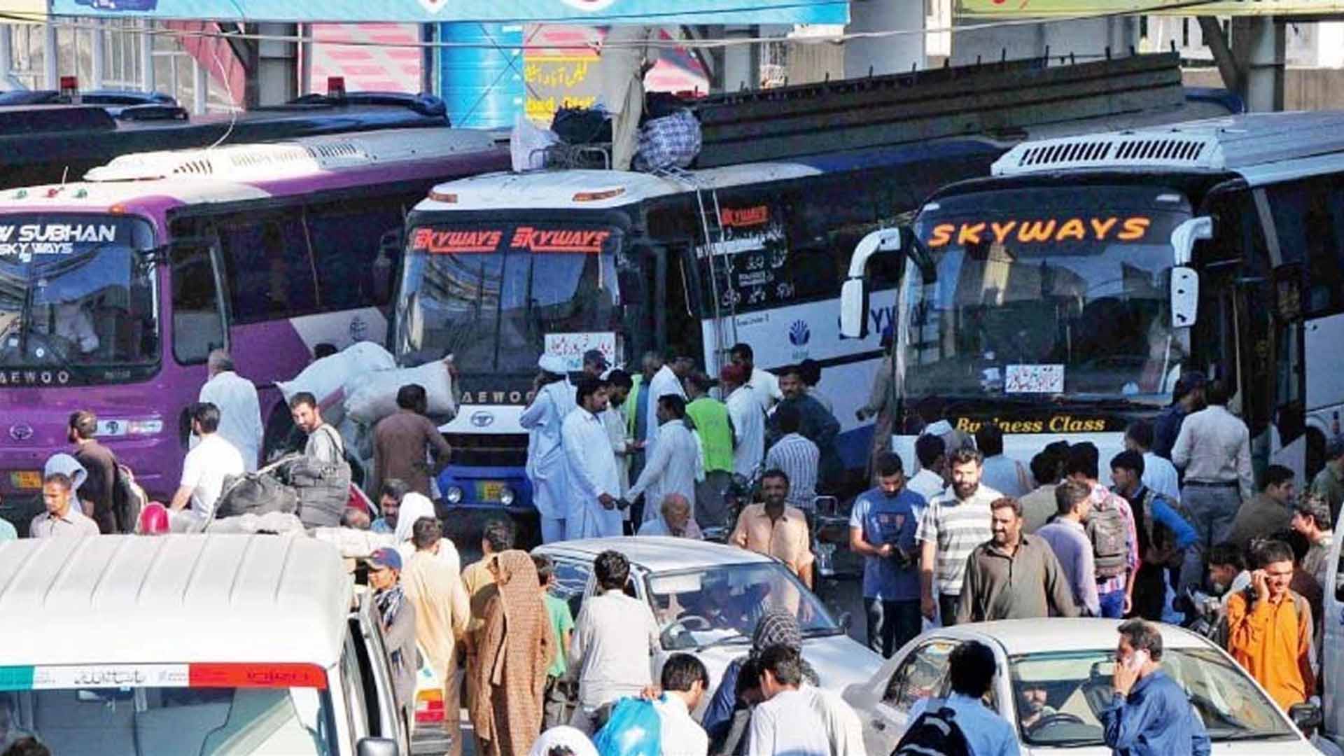 پبلک ٹرانسپورٹ کے لیے نئے کرائے مقرر،نوٹیفکیشن جاری