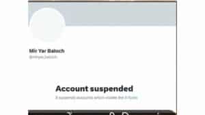 ایکس نے پاک فوج کے خلاف بھوکنے والے کتے میر یار بلوچ کا اکاونٹ بند کردیا