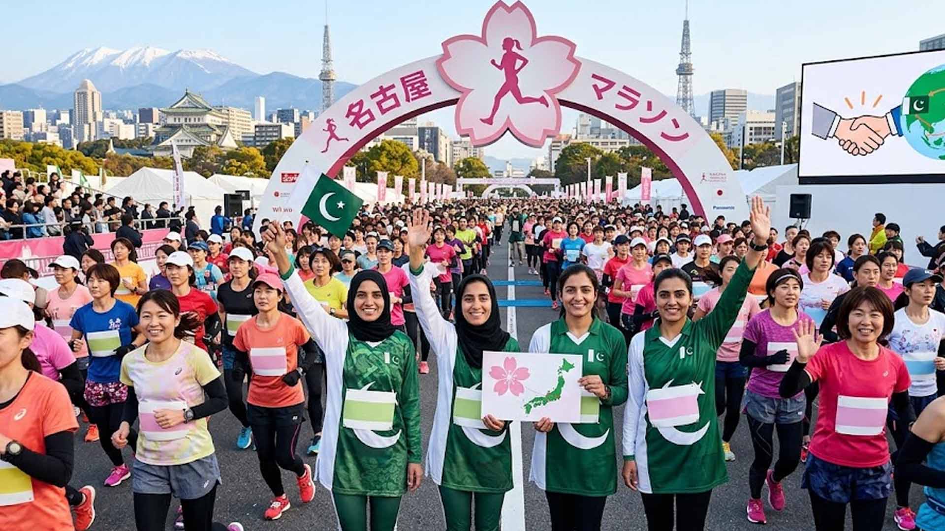 جاپان کی سب سے بڑی خواتین میراتھن میں پاکستانی خواتین کو شرکت کی دعوت