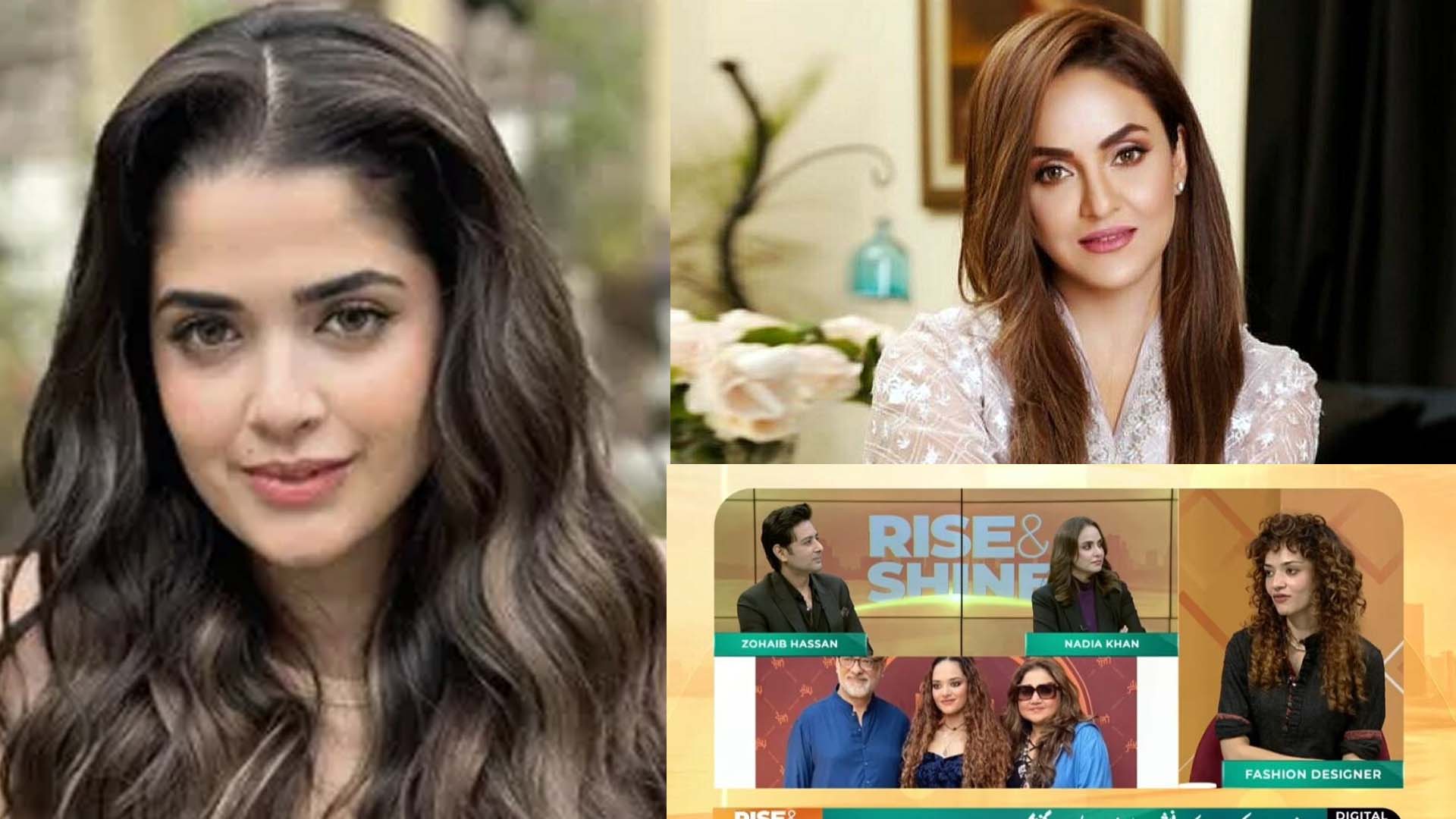 انیکا ذوالفقار نادیہ خان پر برس پڑیں، ججمنٹل آنٹی کہہ دیا