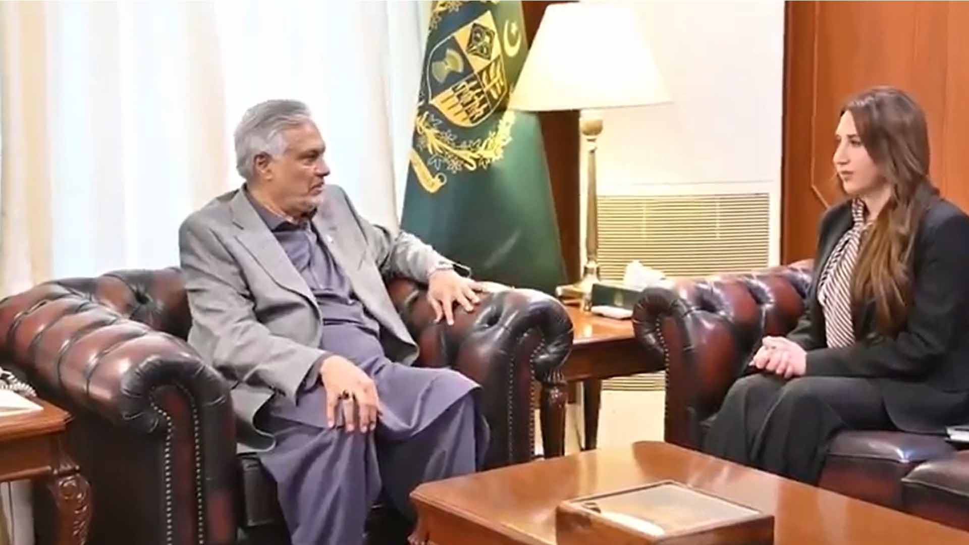 اسحاق ڈار سے امریکی ناظم الامور کی ملاقات،خطے کی صورتحال پر تبادلہ خیال