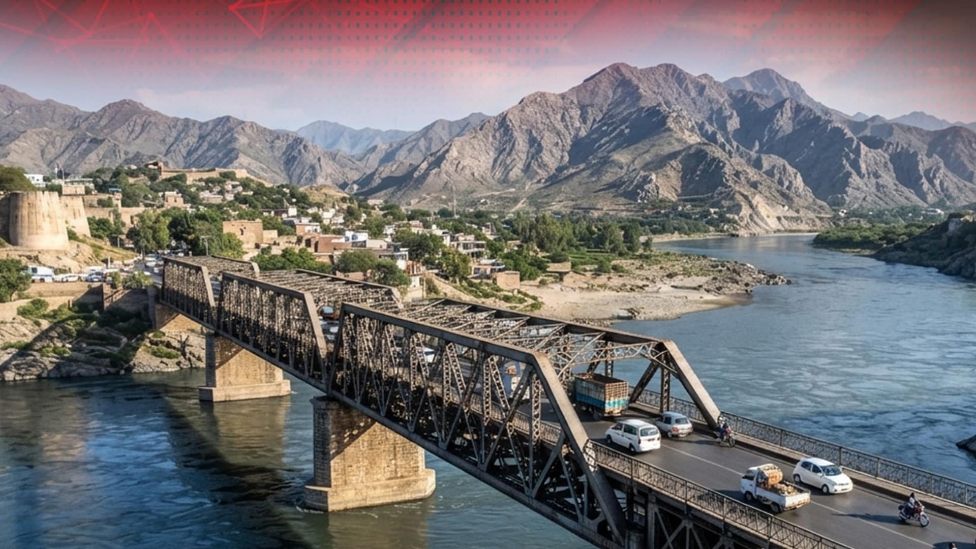 پنجاب اور خیبرپختونخوا کے درمیان اٹک پل پر رکاوٹیں ختم، ہر قسم کی ٹریفک بحال