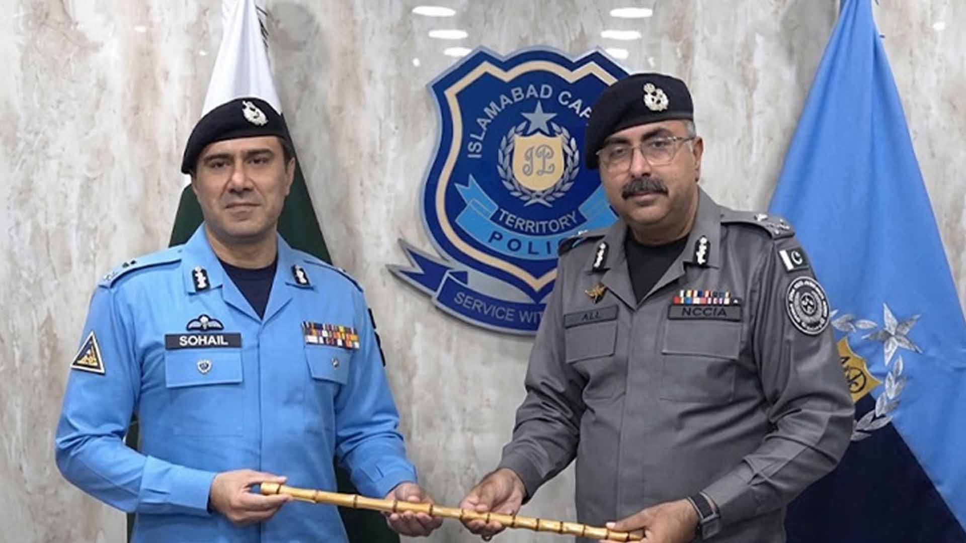 کیپٹن (ر)محمد سہیل چوہدری نئے آئی جی اسلام آباد  کا چارج سنبھال لیا