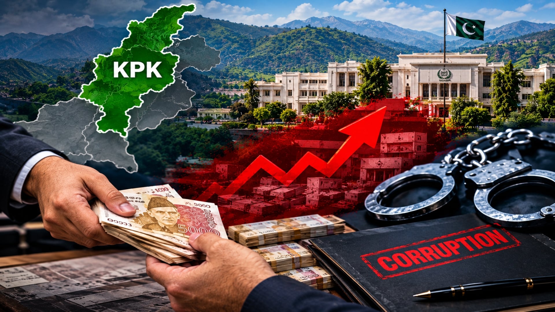 خیبرپختونخوا میں کرپشن ناسور بن گئی ، اربوں روپے کے میگا اسکینڈلز بے نقاب
