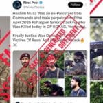 بھارتی ایکس اکاؤنٹ کا آزاد کشمیر میں دہشتگرد کو سابق ایس ایس جی اہلکار ظاہر کرنے کا جھوٹ بے نقاب