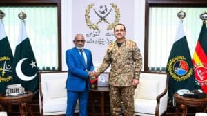 فیلڈ مارشل سید عاصم منیر سے مالدیپ کی پارلیمنٹ کے اسپیکر کی ملاقات،باہمی دلچسپی کے امور پر گفتگو