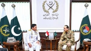 فیلڈ مارشل عاصم منیر سے انڈونیشین نیول چیف کی ملاقات، دفاعی تعاون بڑھانے پر اتفاق