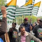 اقوام متحدہ دفتر کے باہر بھارتی مظالم کے خلاف کشمیریوں کا شدید احتجاج، حقِ خودارادیت اور عالمی قراردادوں پر عملدرآمد کا مطالبہ