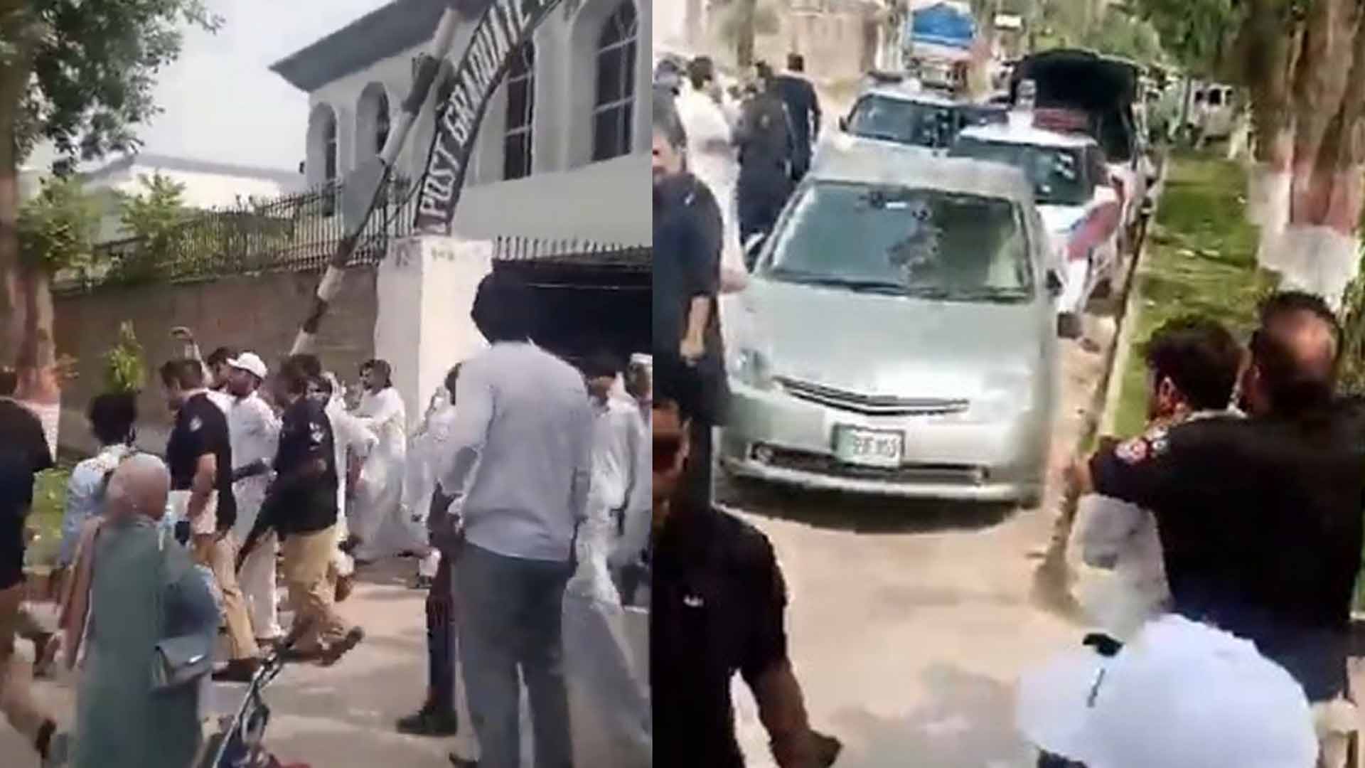 پشاور ،پوسٹ گریجویٹ نرسنگ کالج حیات آبادکے طلبہ کا احتجاج ،پولیس کا لاٹھی چارج،گھیسٹتے ہوئے متعدد طلبا کو گرفتار کیا