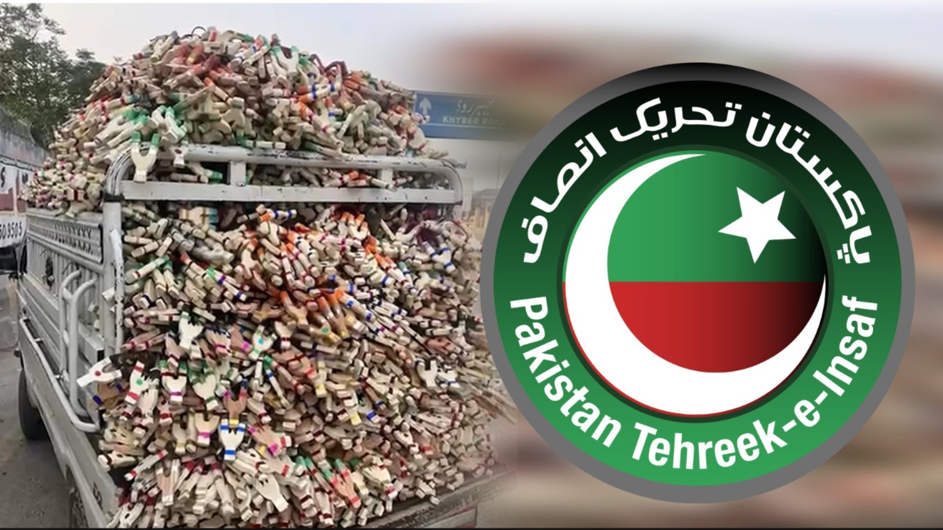 شرپسند پی ٹی آئی کا احتجاج یا انتشار؟ پشاور میں لانگ مارچ کیلئے لے جانیوالی غلیلوں کی کھیپ پکڑی گئی