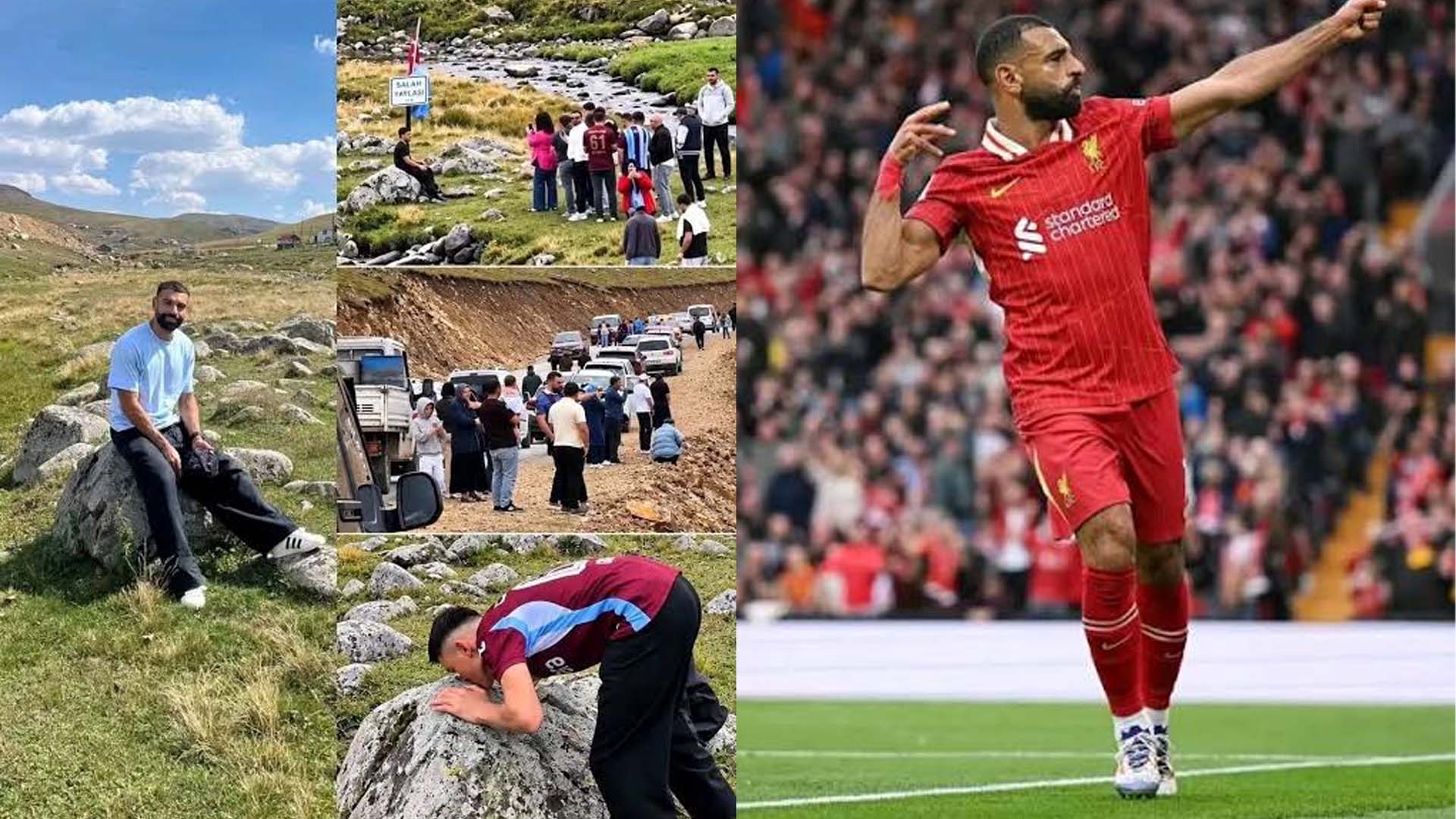 محمد صلاح جس پتھر پر بیٹھے، وہ ترک شائقین کے لیے خاص بن گیا