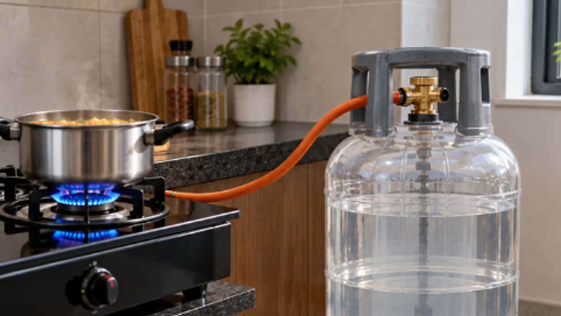 گیس سلنڈر کی جدید ٹیکنالوجی، باقی گیس دیکھنا ہوگیا آسان