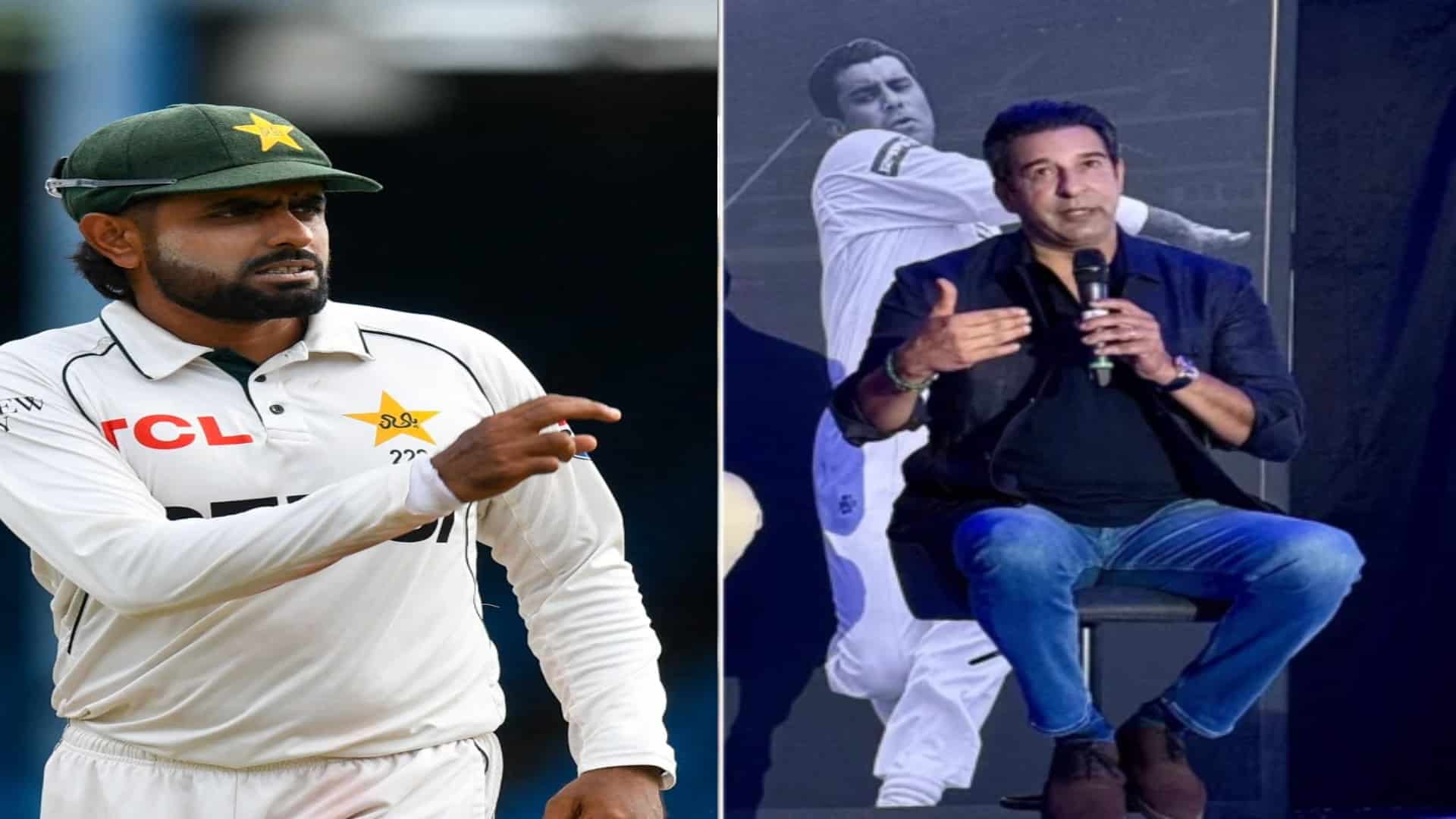 وسیم اکرم نے بابراعظم کے ٹیسٹ کپتانی قبول کرنے کے فیصلے پر سوال اٹھا دیا