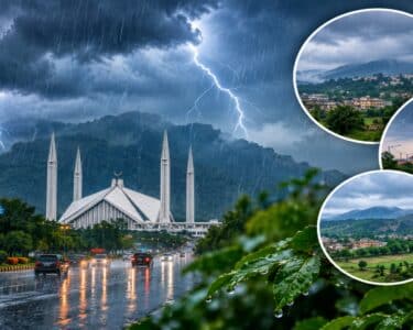 اسلام آباد سمیت ملک کے مختلف حصوں میں گرج چمک کے ساتھ بارش کی پیشگوئی