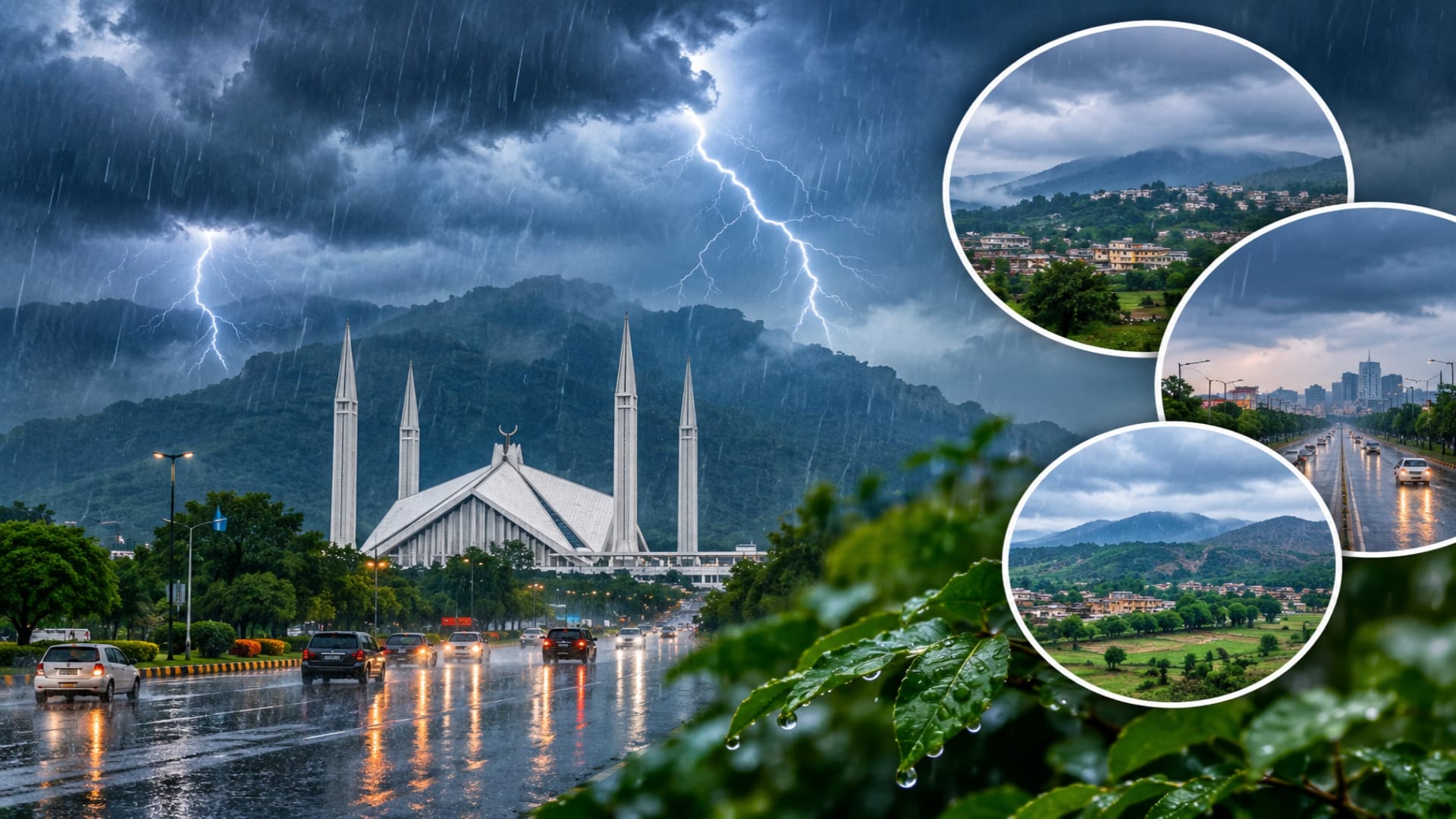 اسلام آباد سمیت ملک کے مختلف حصوں میں گرج چمک کے ساتھ بارش کی پیشگوئی