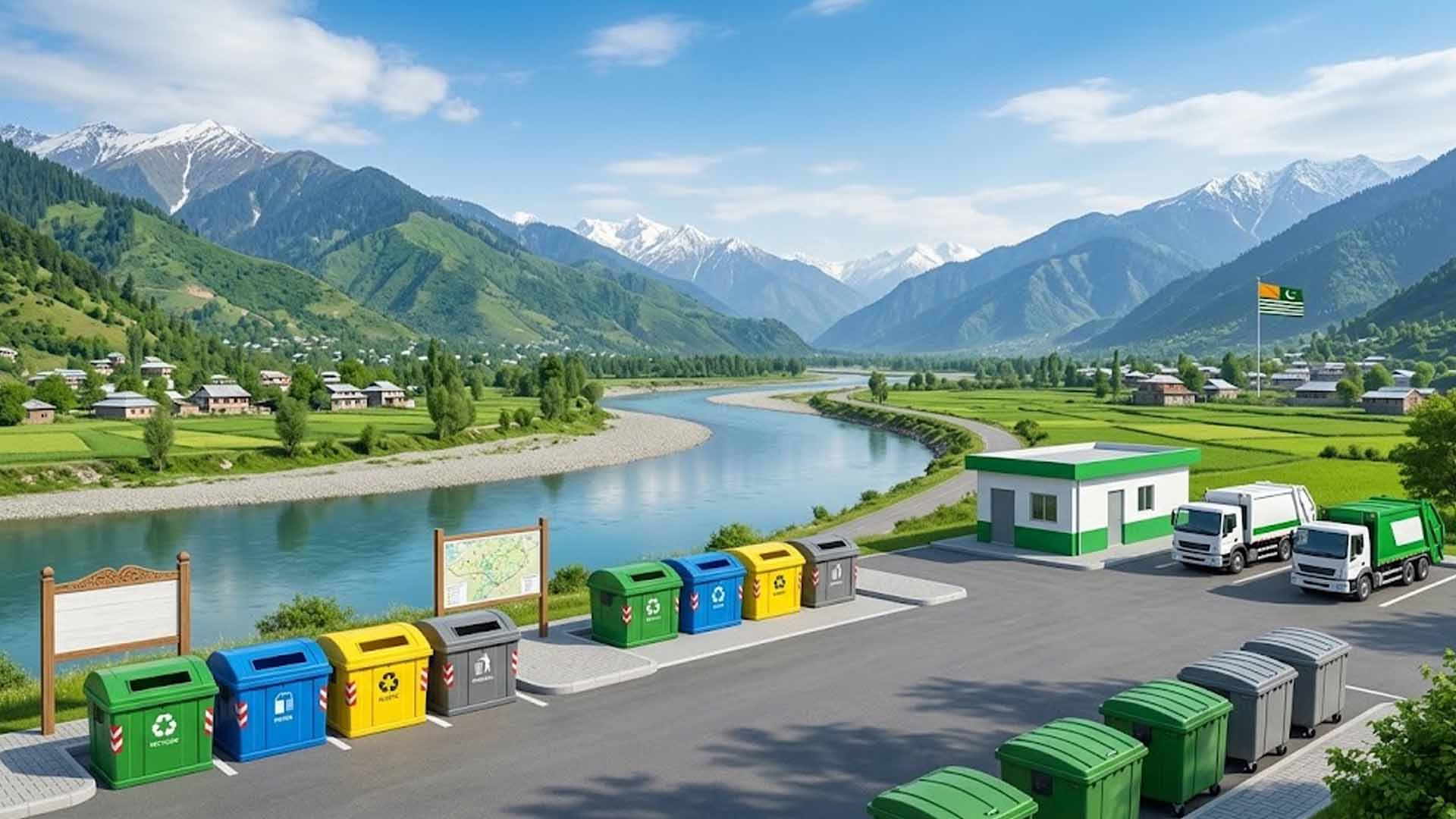 وزیراعظم آزاد کشمیر کی ہدایت پر’ستھرا کشمیر پروگرام‘ لانچ، سالڈ ویسٹ مینجمنٹ آؤٹ سورس کرنے کا فیصلہ