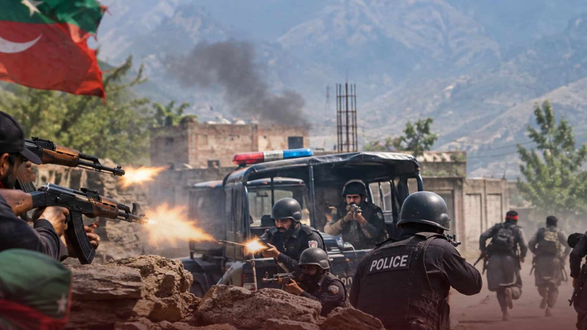 تحریک انصاف کے انتشاری ٹولے نے خیبر کے علاقے باڑہ میں پولیس پر فائرنگ شروع کر دی ، جوابی کاروائی میں انتشاری دم دبا کر فرار