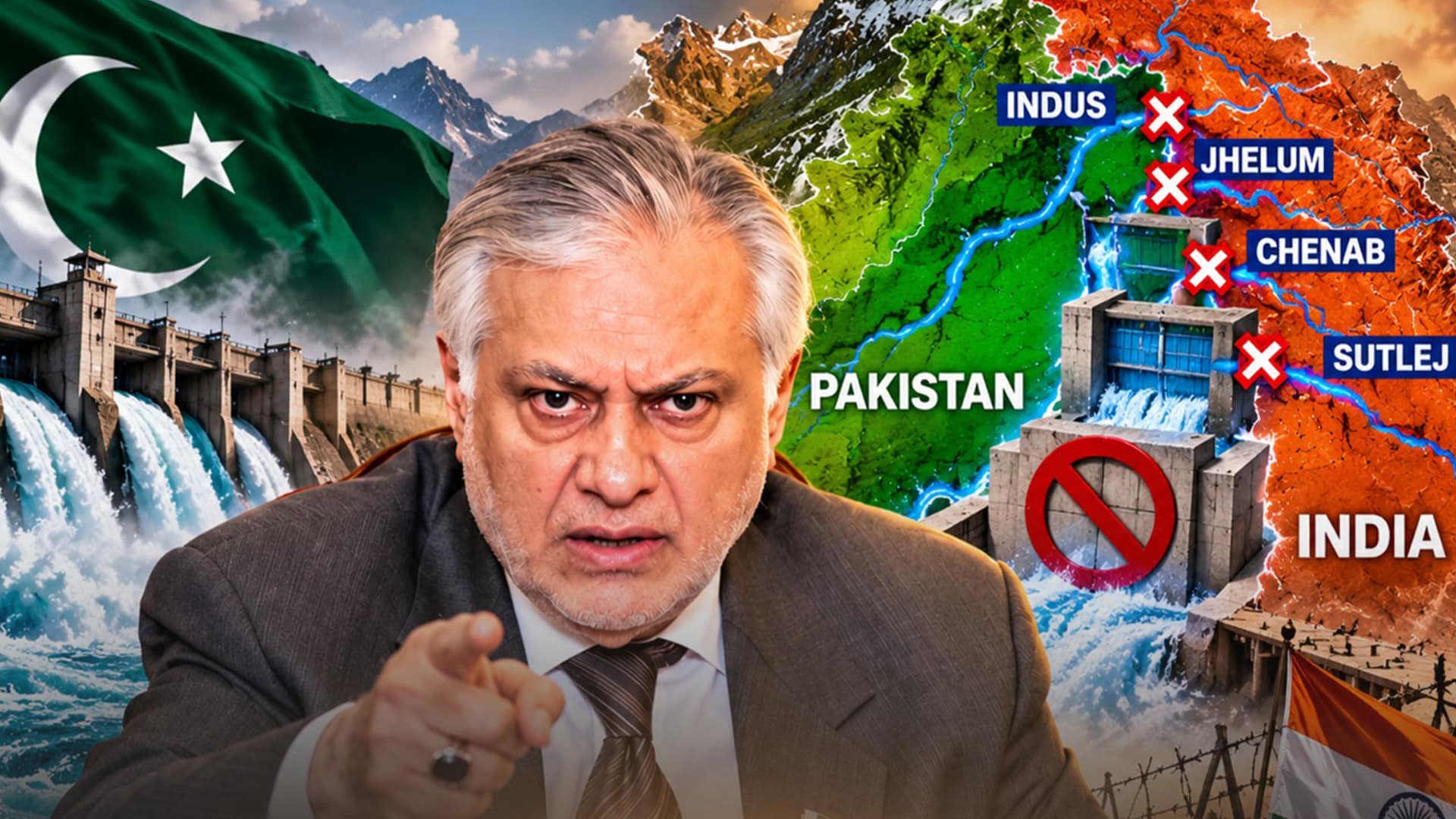 پاکستان کا پانی روکنے کی کوشش کے نتائج سرحدوں تک محدود نہیں رہیں گے، اسحاق ڈار کا بھارت کو انتباہ