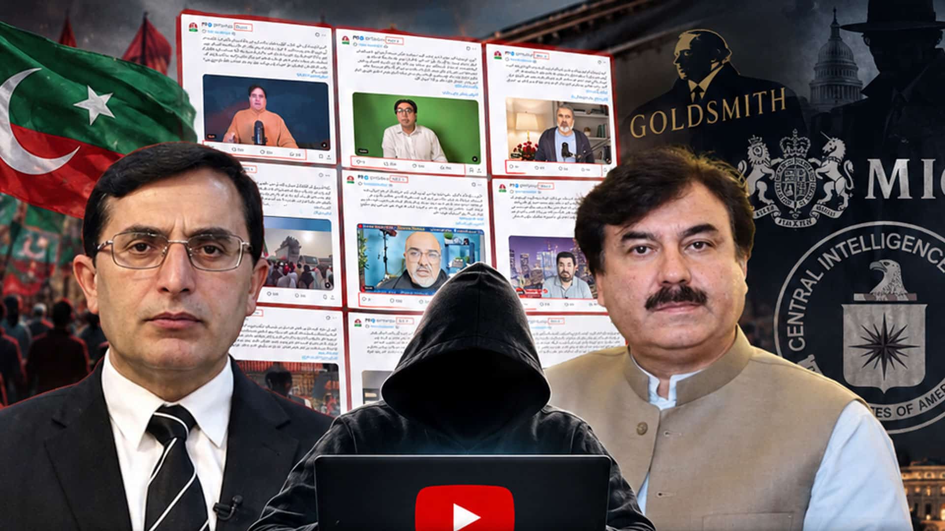 بیرسٹر گوہر اور شوکت یوسفزئی کی یوٹیوبرز سے لاتعلقی، پھر پی ٹی آئی کے سرکاری اکاؤنٹ پر تشہیر کیوں؟ اصل کمان کس کے ہاتھ میں ؟