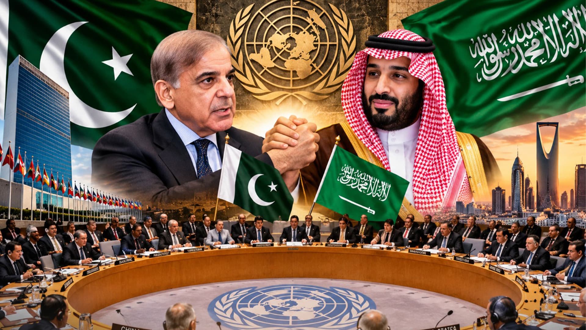 سلامتی کونسل کا اہم اجلاس، پاکستان کا سعودی عرب کے ساتھ کندھے سے کندھا ملا کر کھڑے ہونے کا دوٹوک اعلان