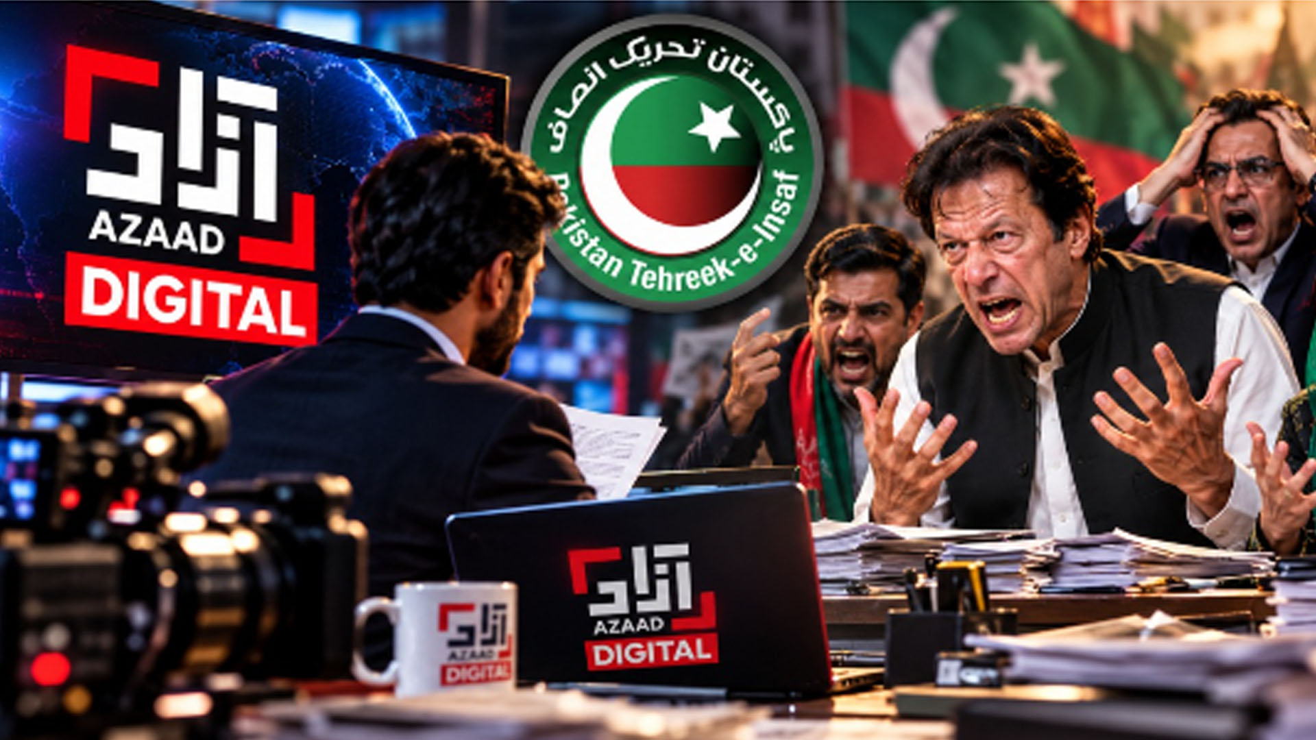 آزاد ڈیجیٹل کی غیر جانبدارانہ صحافت تحریک انصاف آفیشل کی چیخیں نکل گئیں