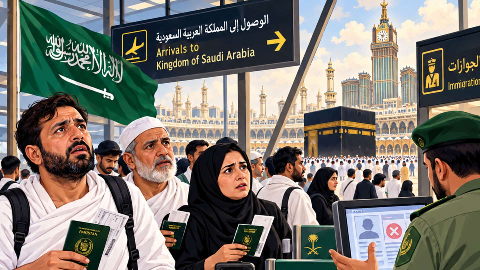 عمرہ ویزے پر سعودی عرب جانے والے پاکستانیوں کے ساتھ کیا ہوا؟ بڑی خبر آ گئی