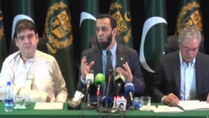 پی ٹی آئی نے ساڑھے 13 سال میں خیبر پختونخوا کو پتھر کے زمانے میں دھکیل دیا، لیگی رہنماؤں کی مشترکہ پریس کانفرنس