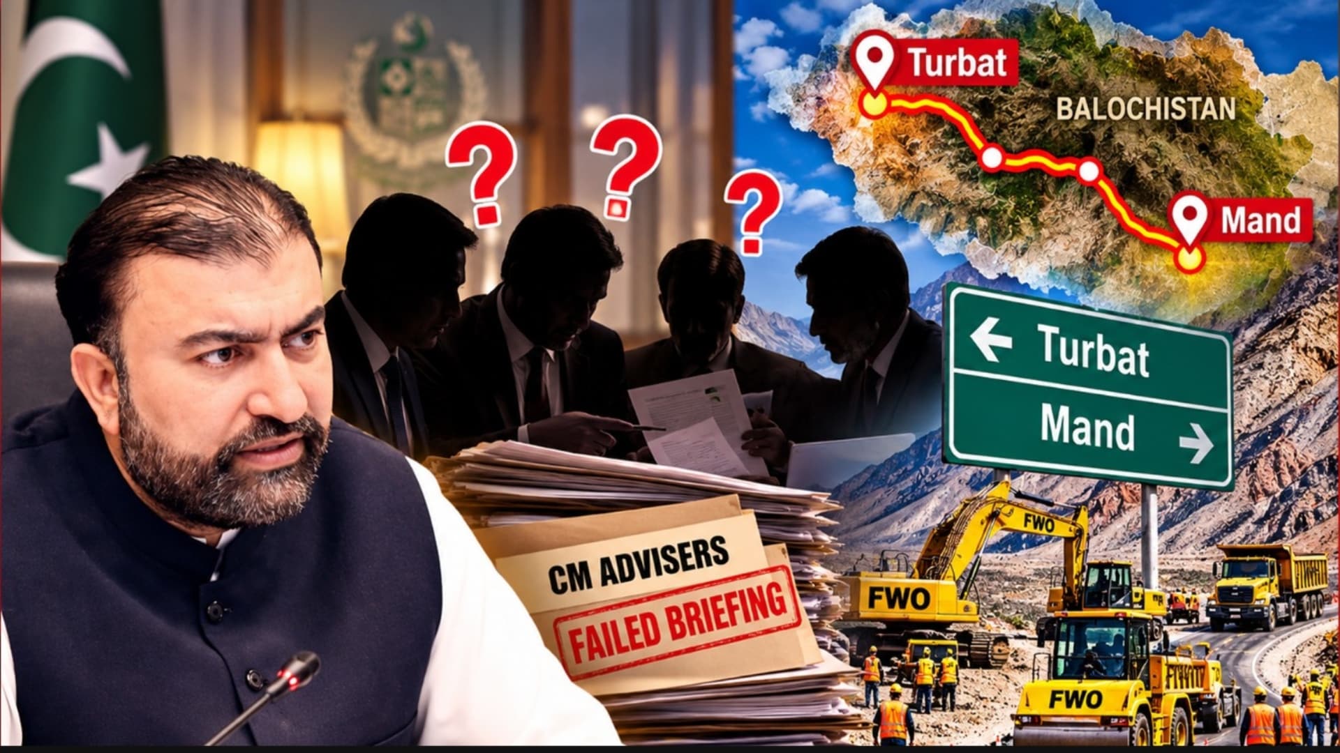 وزیراعلیٰ بلوچستان کا بیان حقائق کے منافی قرار ، اپنے من پسند ٹھیکیداروں کو نوازنے کے لیے FWO پر الزامات کا انکشاف، دستاویزی شواہد سامنے آ گئے