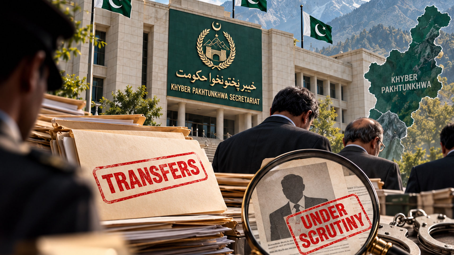 افسران تبدیل، اب فیصلوں کی باری؟خیبر پختونخوا میں کرپٹ افسران کے گرد گھیرا تنگ