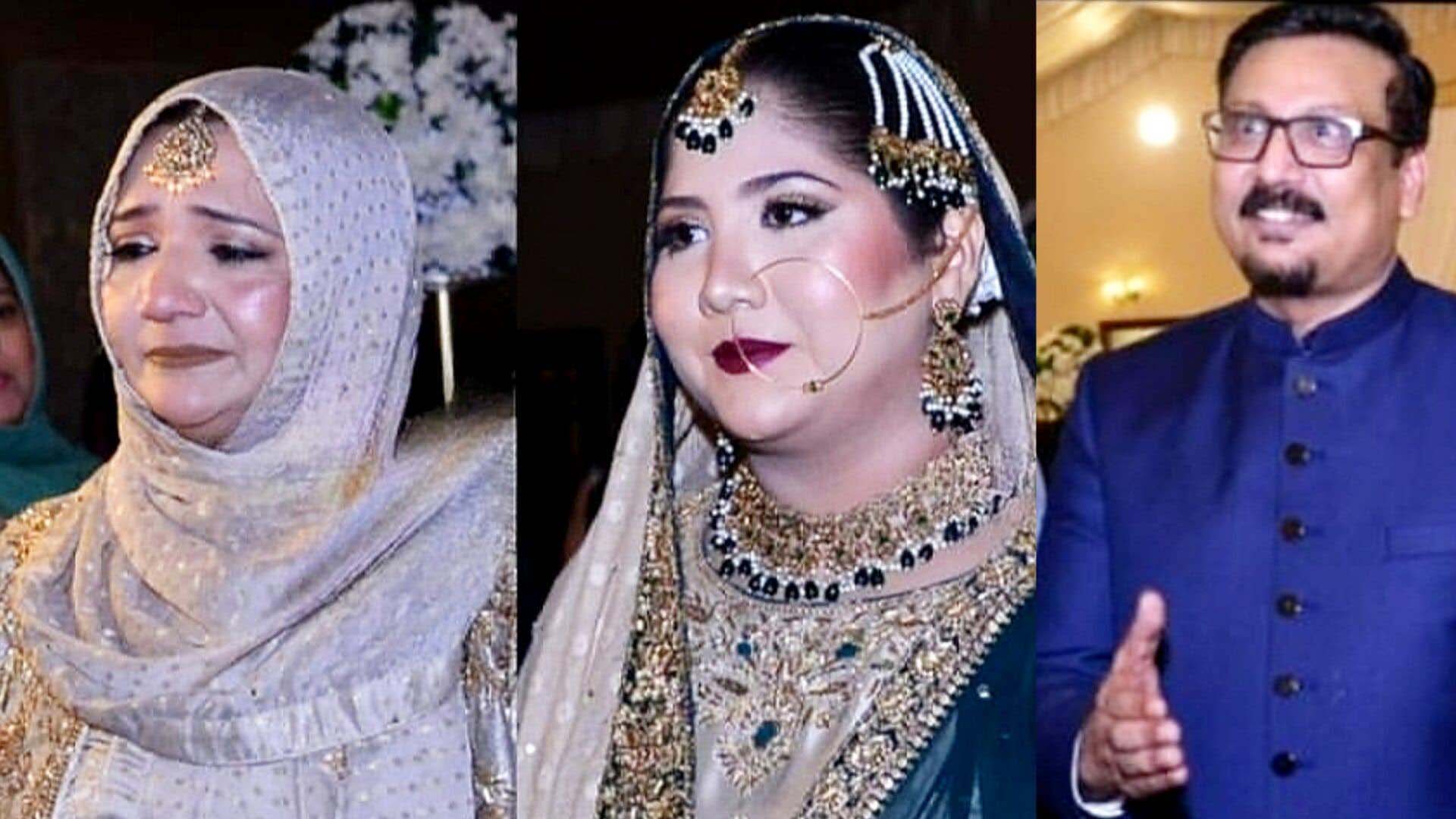 فیصل سبزواری کی بیٹی کی شادی، مدیحہ نقوی کی شرکت پر تبصرے