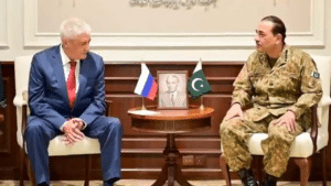 فیلڈ مارشل سید عاصم منیر سے روسی وزیر داخلہ کی ملاقات، سیکیورٹی تعاون مضبوط بنانے پر اتفاق