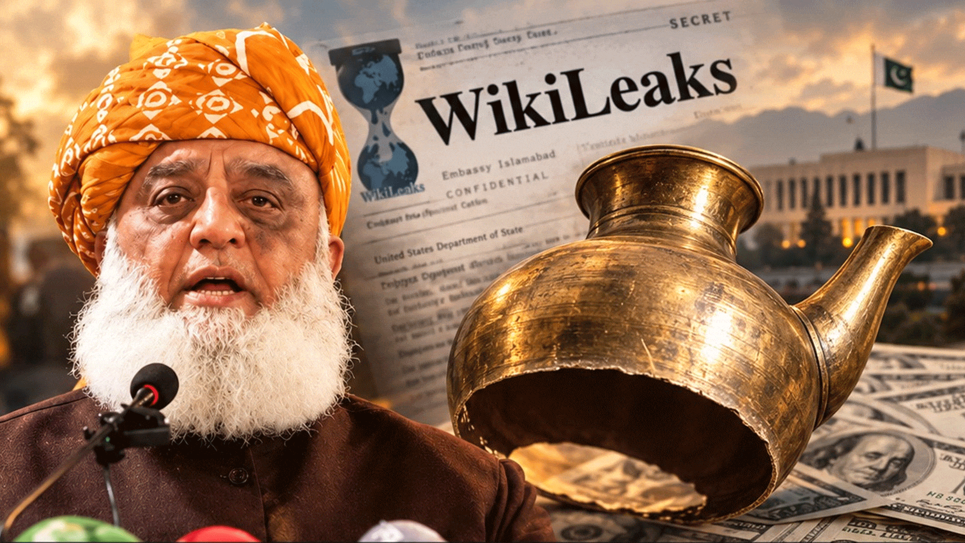 امریکی امداد لے کر پاکستان کا وزیراعظم بننے کا خواب، وکی لیکس نے 17 سالہ پرانی رپورٹ میں نئے راز فاش کر دیے