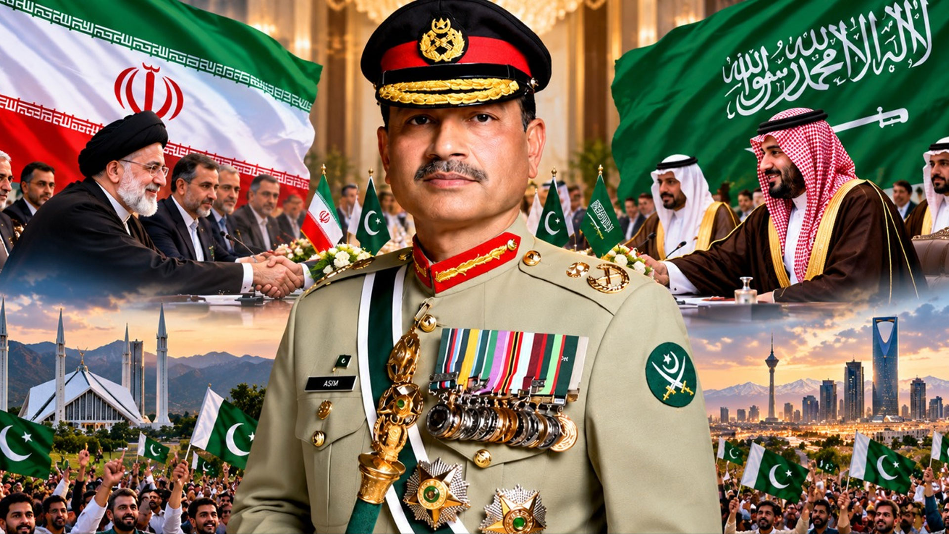 فیلڈ مارشل سید عاصم منیر نے دنیا کو پاکستان کی سفارتی طاقت دکھا دی، ایران اور سعودی عرب کو مذاکرات کی میز پر لانا بڑی کامیابی قرار، ملک بھر سے شہریوں کا خراج تحسین