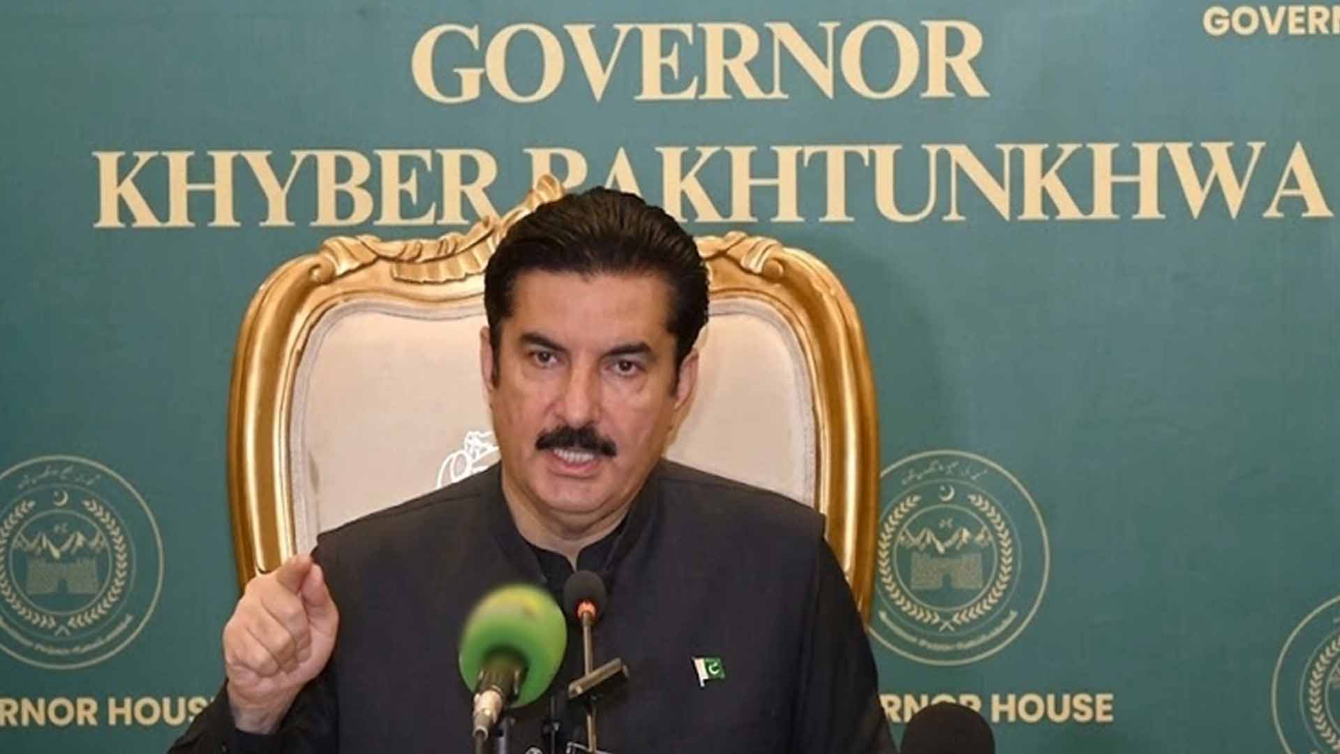 کوئی سمجھوتہ نہیں صوبے میں امن ہر قیمت پر قائم کریں گے،گورنر خیبر پختونخوا کا اعلان