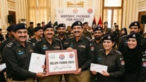 13 سال بدامنی کا عذاب سہنے والی پولیس  کو گورنر نے 48 گھنٹوں میں تاریخی ریلیف پیکج دے دیا