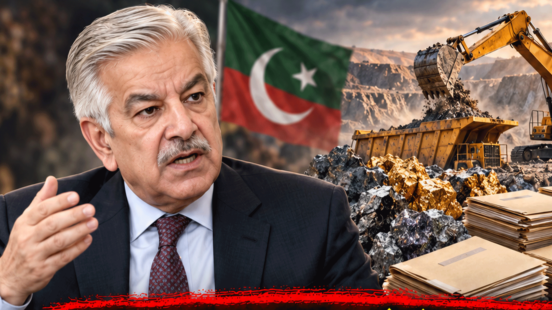 خواجہ آصف نے پی ٹی آئی کی لوٹ ماربے نقاب کردی،محض 4 سالوں میں معدنیات کے ریکارڈ 4917 لائسنس جاری کیے