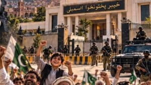 خیبر پختونخوابھرمیں ایمرجنسی کا نفاذ ،پی ٹی آئی کا 13 سالہ سیاہ دور ختم  ،عوام میں خوشی کی لہر،نئی امیدوں کا سورج طلو ع