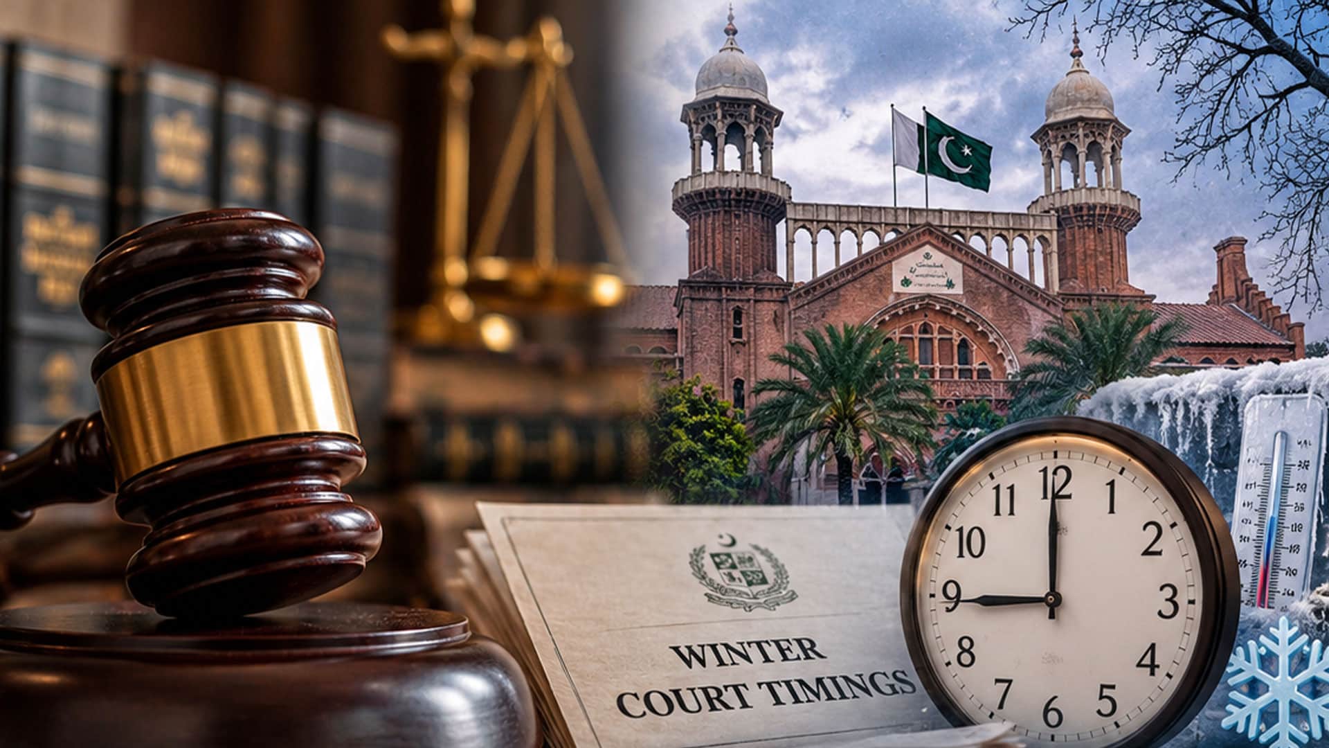 موسمِ سرما میں پنجاب کی عدالتوں کے اوقات کیا ہوں گے؟ تفصیلات سامنے آگئیں