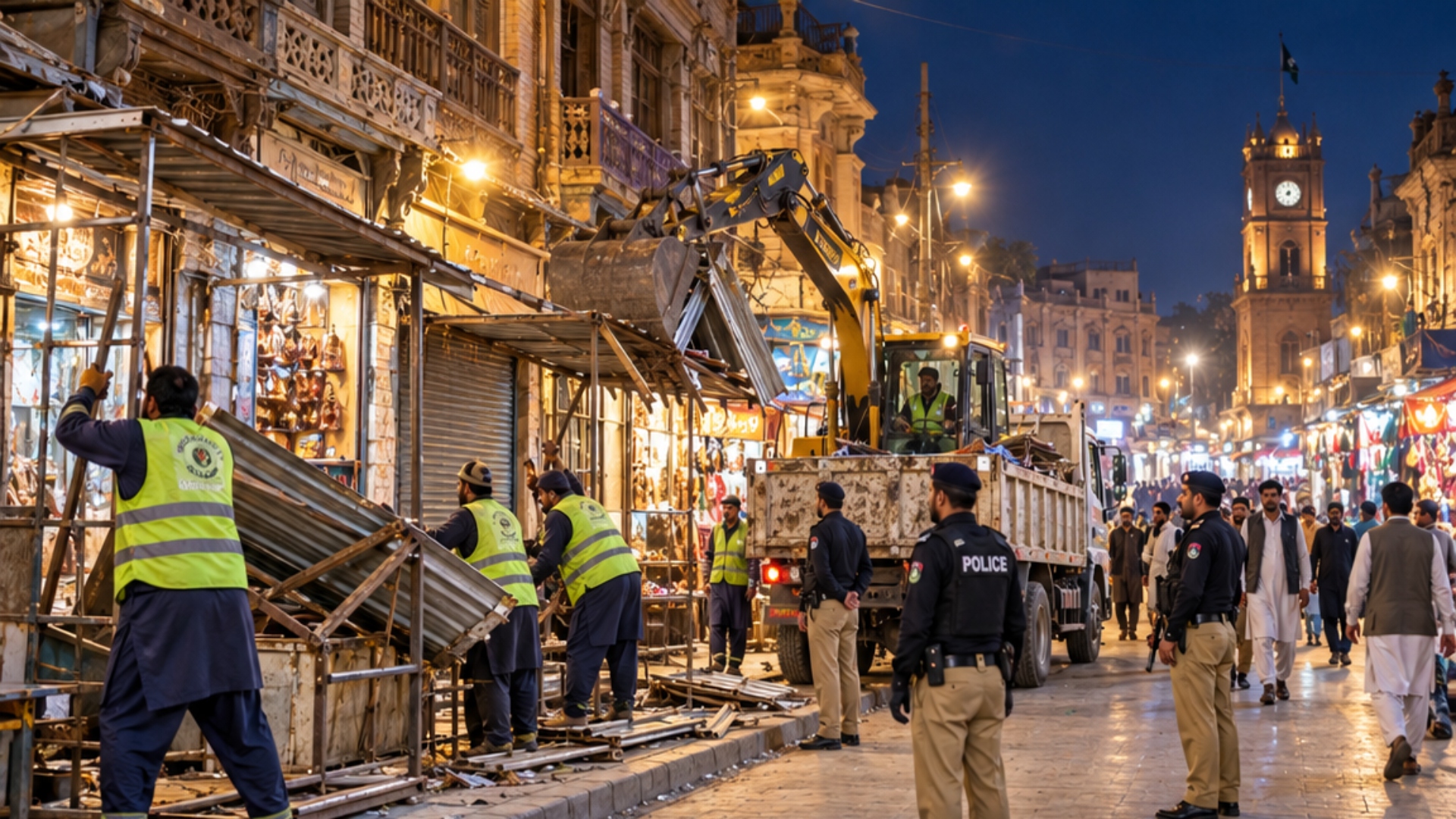 پشاور کی رونقیں بحال: نئی انتظامیہ کے ثمرات نمایاں ، اندرون شہر میں تجاوزات کیخلاف بڑا کریک ڈاون