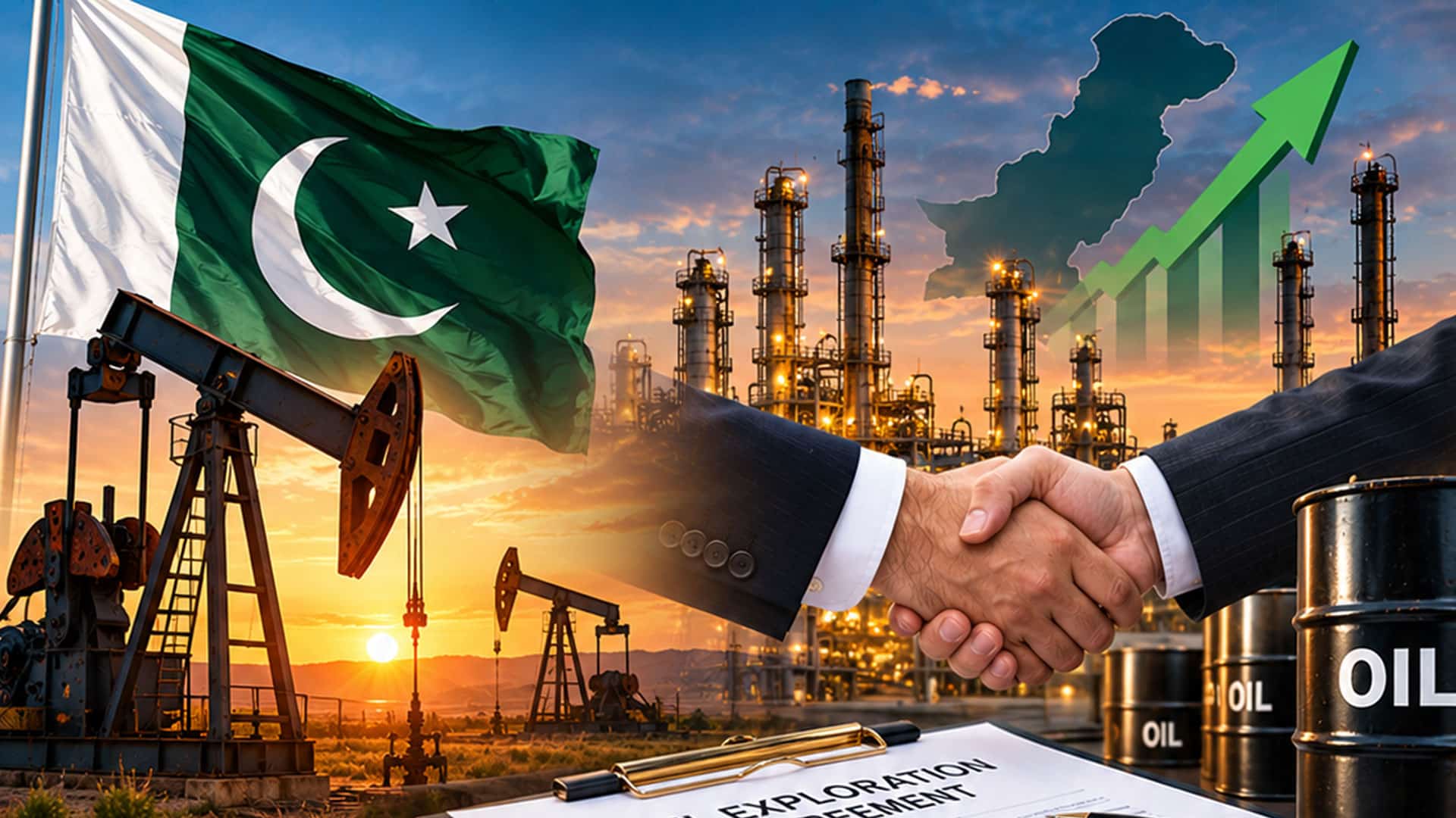پاکستان میں تیل کی مقامی پیداوار بڑھانے کی تیاری، معاہدے طے