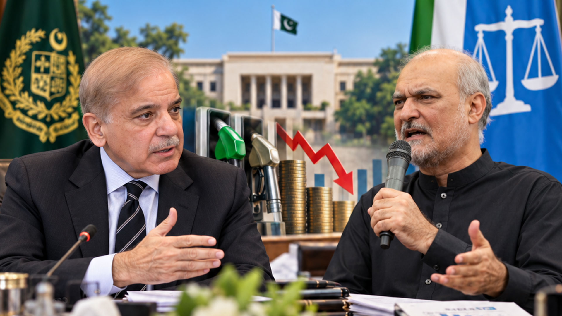 پیٹرول اور ڈیزل سستا کرنے کا معاملہ، وزیراعظم اور امیر جماعت اسلامی کے درمیان آج مذاکرات ہوں گے